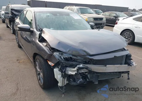 2019 Honda Civic Ex-L from USA, damaged, VIN 19XFC1F78KE014928